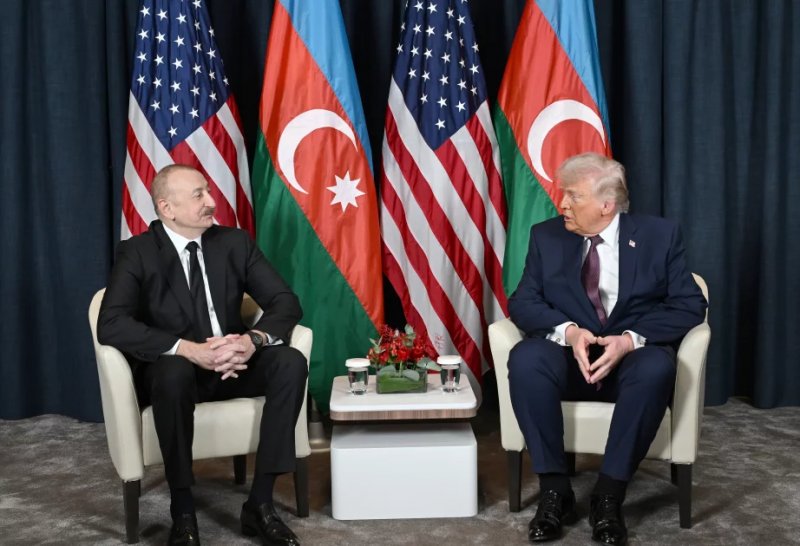 President Aliyev and President Trump held meeting in Davos
