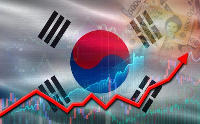 South Korean stocks hit record high as won rallies