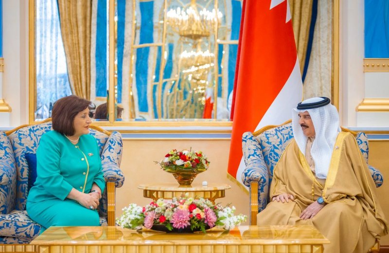 Azerbaijani Parl't Speaker meets Bahrain’s King 