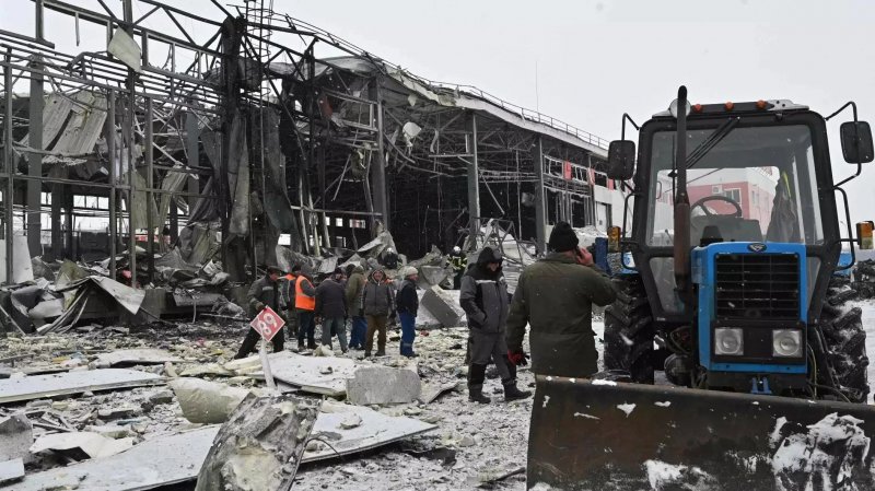 Woman killed in Russian drone strike on Kharkiv