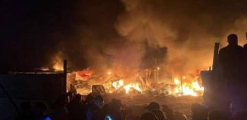 2 dead, 5 injured in separate Gaza camp fires, officials say 