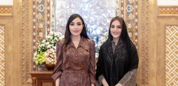 Leyla Aliyeva meets Oman's First Lady in Muscat 