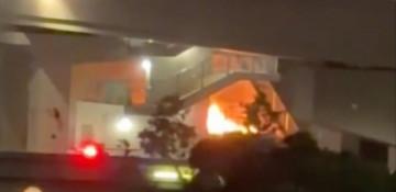 Hong Kong police hunt 2 suspects in homeless attack 