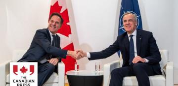 Canadian PM Carney meets NATO's Mark Rutte 