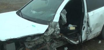 Three cars collide in Hajigabul, injuries reported