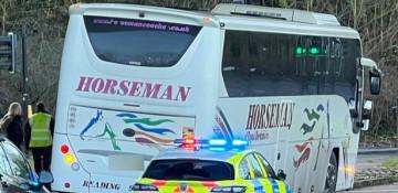 18 injured in school coach, bus crash in southeast England 