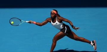Gauff rallies past Baptiste to reach Australian Open last 16