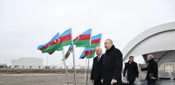 President Aliyev launches new packaging plant in Sumgayit 