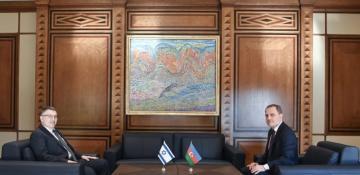 Azerbaijan, Israel foreign ministers begin talks 