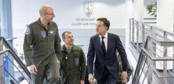 NATO chief visits Allied Air Command in Ramstein