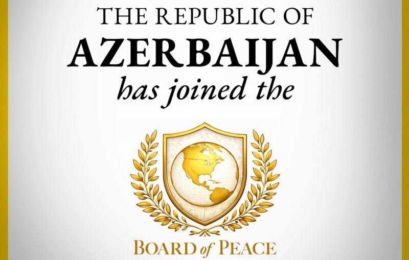 Board of Peace welcomes Azerbaijan as founding member 
