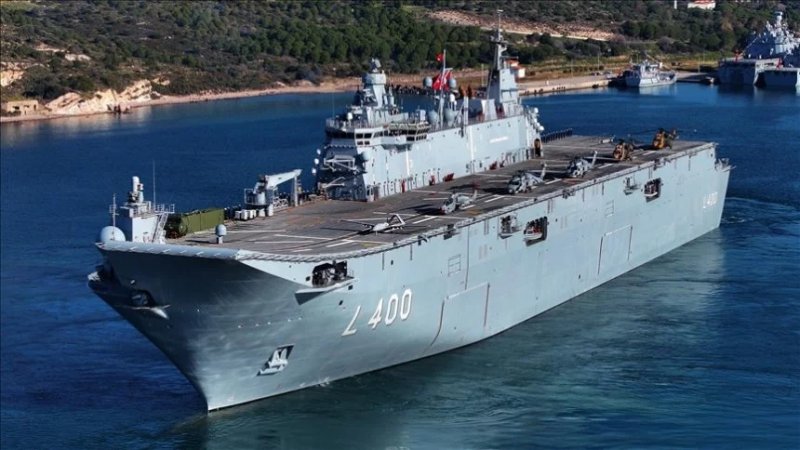 Türkiye’s Anadolu carrier carries forces to Germany for NATO drills