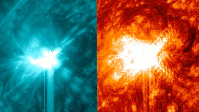 X8.1 solar flare strongest eruption since Oct 2024 