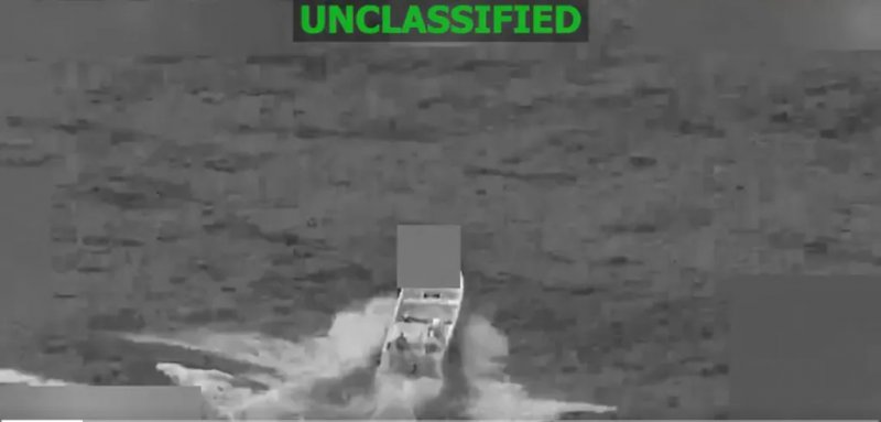 US strikes another alleged drug boat in Pacific, killing two -  VIDEO 