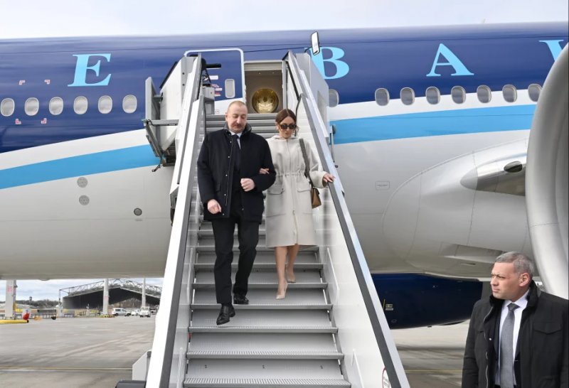 President Aliyev arrives in Germany for Munich conference