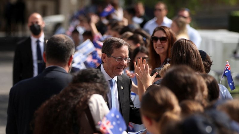 Australia protests war criminal Herzog’s visit