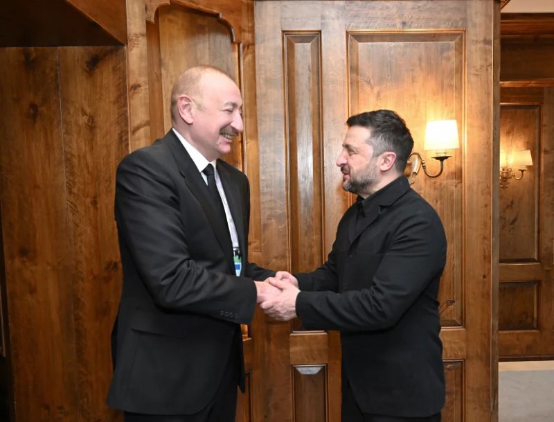 President Aliyev meets Zelenskyy in Munich 