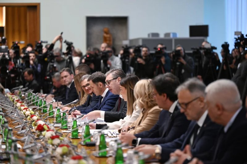 News about -  Azerbaijan, Serbia hold first meeting of Strategic Partnership Council in Belgrade  -PHOTO  