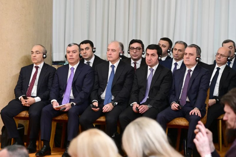 News about -  Aliyev and Vučić make press statements in Belgrade  - PHOTO  