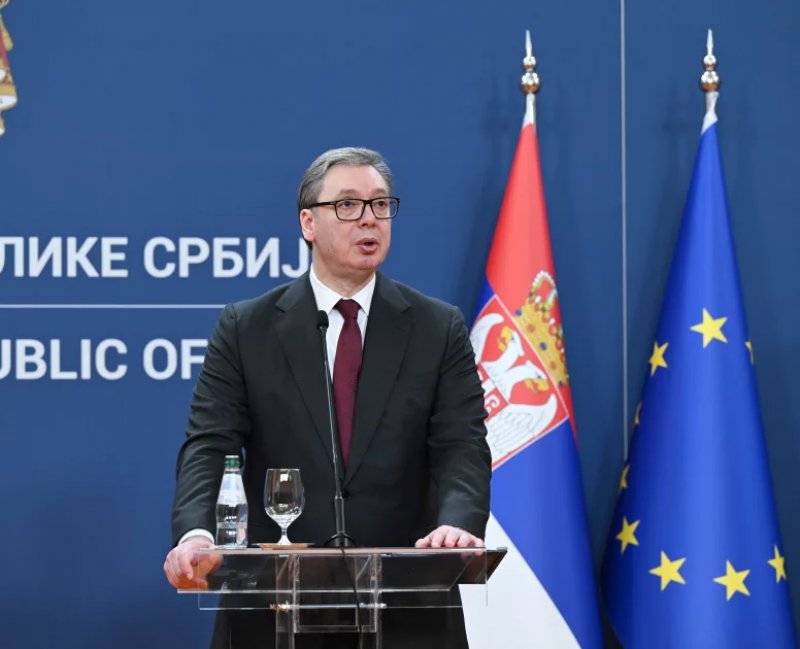 News about -  Aliyev and Vučić make press statements in Belgrade  - PHOTO  