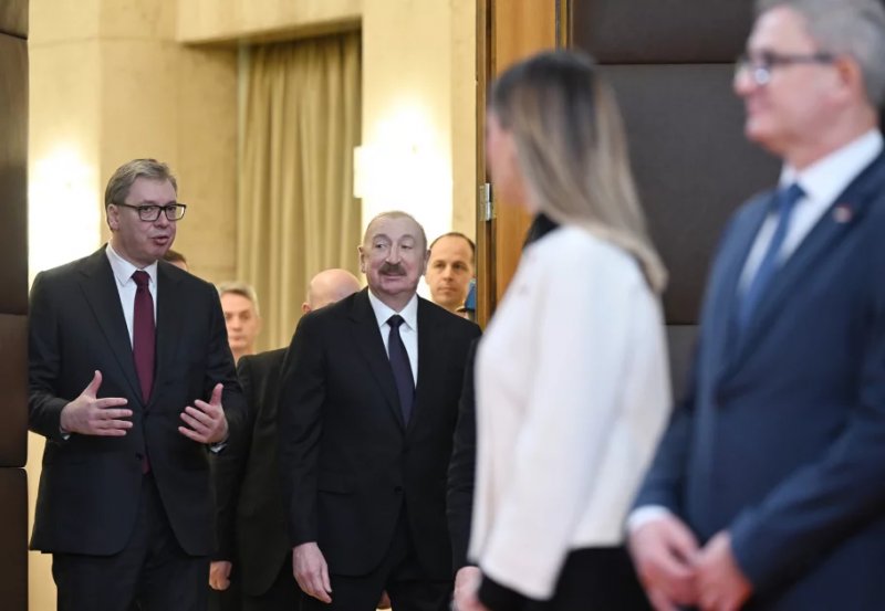 News about -  Azerbaijan and Serbia exchange agreements in Belgrade  - PHOTO  