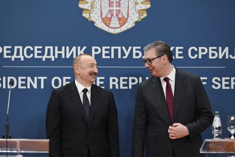 News about -  Azerbaijan and Serbia exchange agreements in Belgrade  - PHOTO  