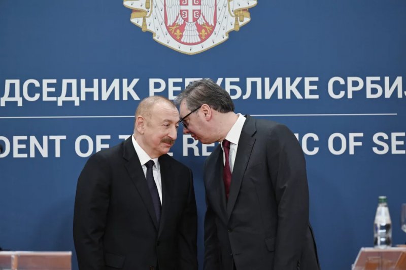 News about -  Azerbaijan and Serbia exchange agreements in Belgrade  - PHOTO  