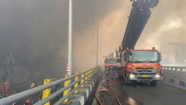 Blaze breaks out near Iran’s capital