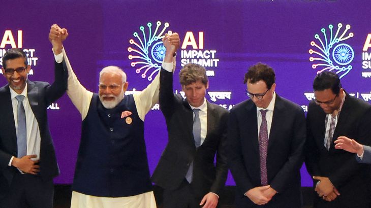  Watch:  OpenAI, Anthropic CEOs refuse to hold hands at India AI summit