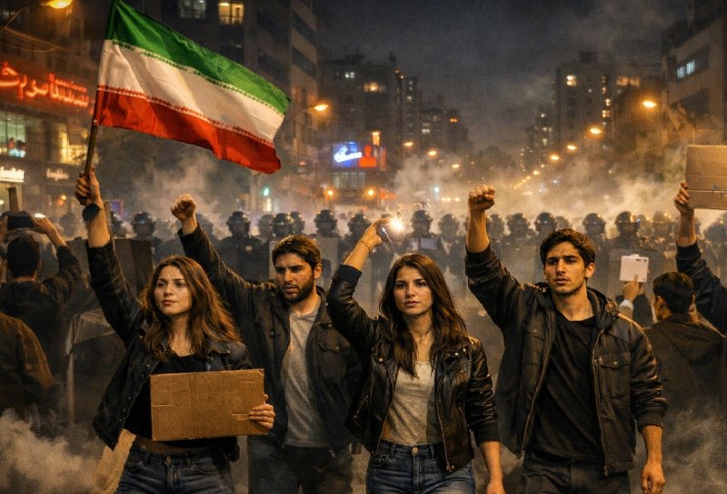 A new wave of protests erupted in Iran