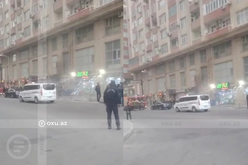 Fire breaks out after explosion at Baku flower shop