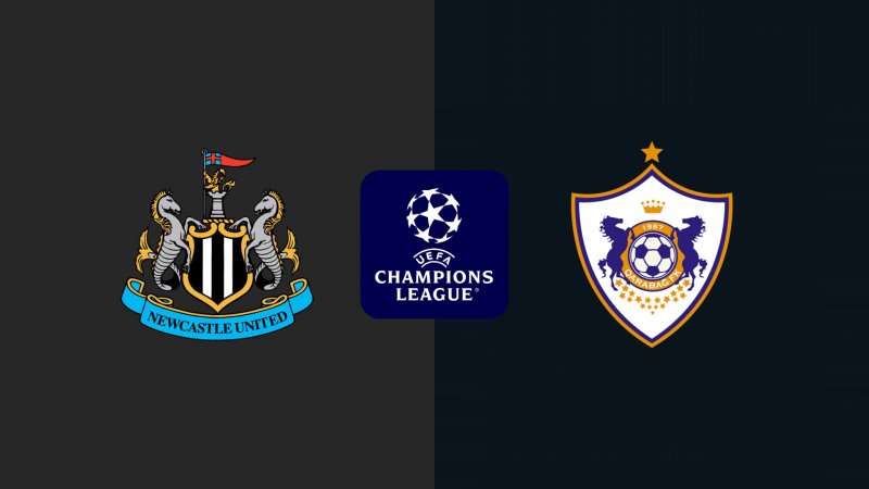 Newcastle United vs Qarabağ FK match kicks off in Champions League clash