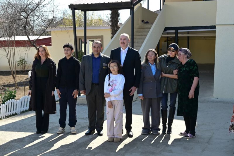 President Aliyev inspects reconstruction progress in Khojavend town