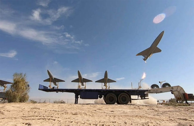 Iran's army reports launching dozens of drones towards Israel