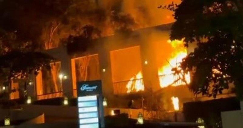 How Dubai residents are sheltering from intercepted missile debris - EXSLUSIVE