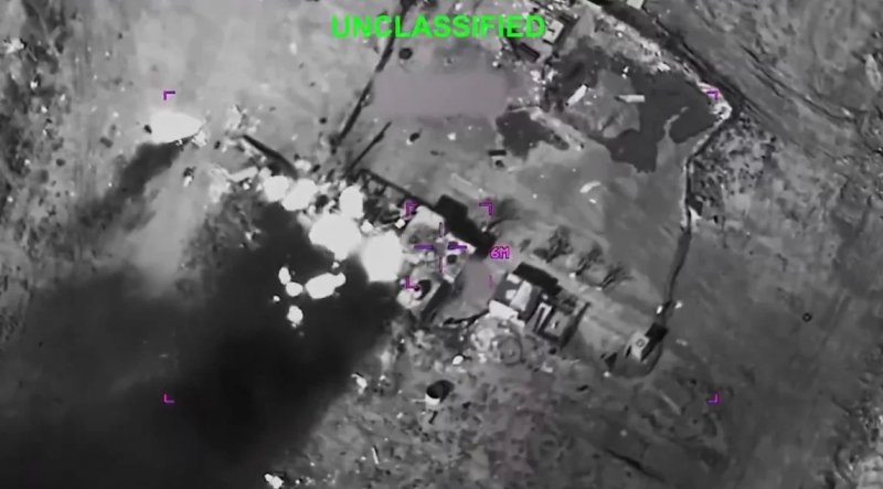 Newly released footage shows U.S. airstrikes hitting iran targets - VIDEO
