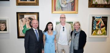 Leyla Aliyeva tours Louvre Abu Dhabi Museum and Abrahamic Family House