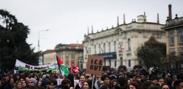 Protests erupt in Milan over ICE presence before Olympics opening 
