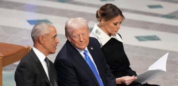 Trump sparks outrage by sharing racist video of the Obamas 