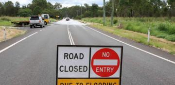 Flash floods force road closures in Australia's Queensland