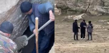 Historic reserve targeted by gold hunters in Baku -  VIDEO 