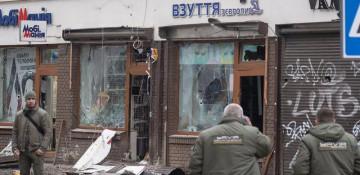 Blast in Lviv kills police officer, 25 injured 