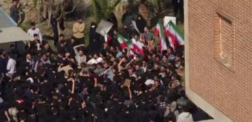 Protests break out in Iranian universities as Trump considers military action