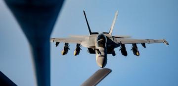 US vows to continue large-scale air and sea strikes