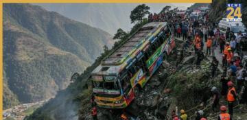 At least 18 dead as bus plunges into river in Nepal