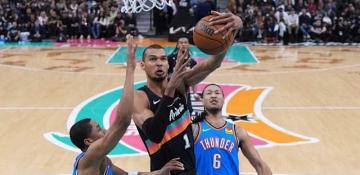 NBA: Spurs dominate injury-hit Thunder 116-106