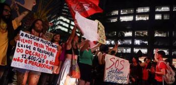 Indigenous protesters take over Cargill’s port terminal in Santarem, Brazil 