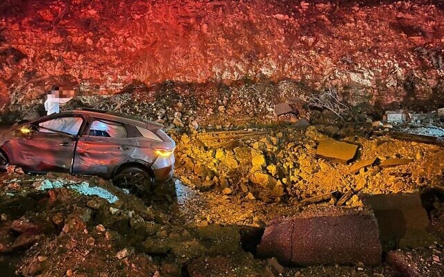 Iranian rocket hits Jerusalem -  VIDEO 