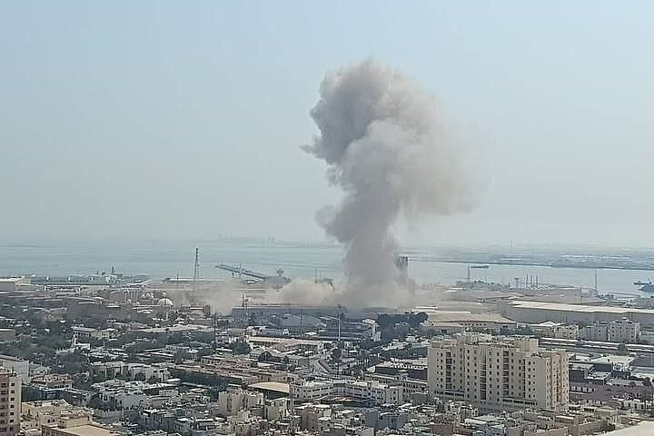 Smoke rises near US embassy in Kuwait