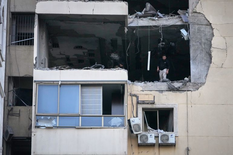 News about - Scenes of destruction in south Beirut after Israeli strikes -  PHOTOS 
